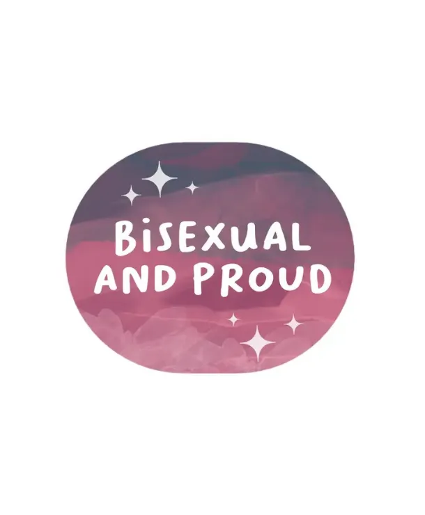 Bisexual And Proud Sticker