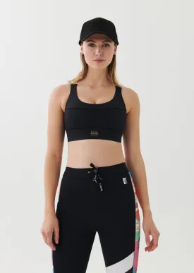 BREAK OUT SPORTS BRA IN BLACK