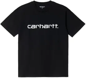 Carhartt WIP Womens Script T Shirt Black White