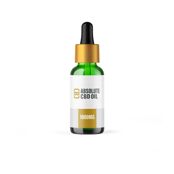 CBD Asylum 1000mg Absolute CBD Oil 20ml (BUY 1 GET 2 FREE)