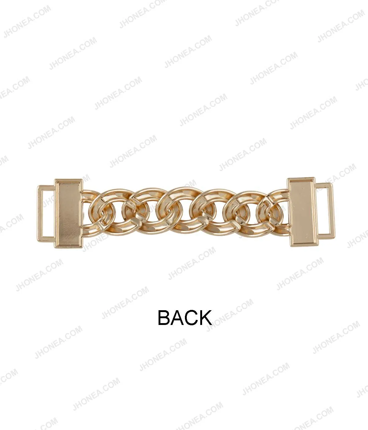 Chain Design Shiny Gold Fashion Belt Accessory