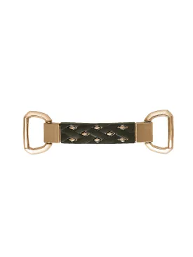 Classic Shiny Gold with Black Decorative Belt Accessory