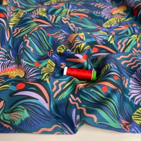 Cloud 9 Fabrics - Jungle Birds from Wildscape Modal Rayon