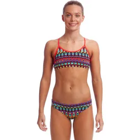 Funkita - Fire Tribe - Girls Racerback Two Piece