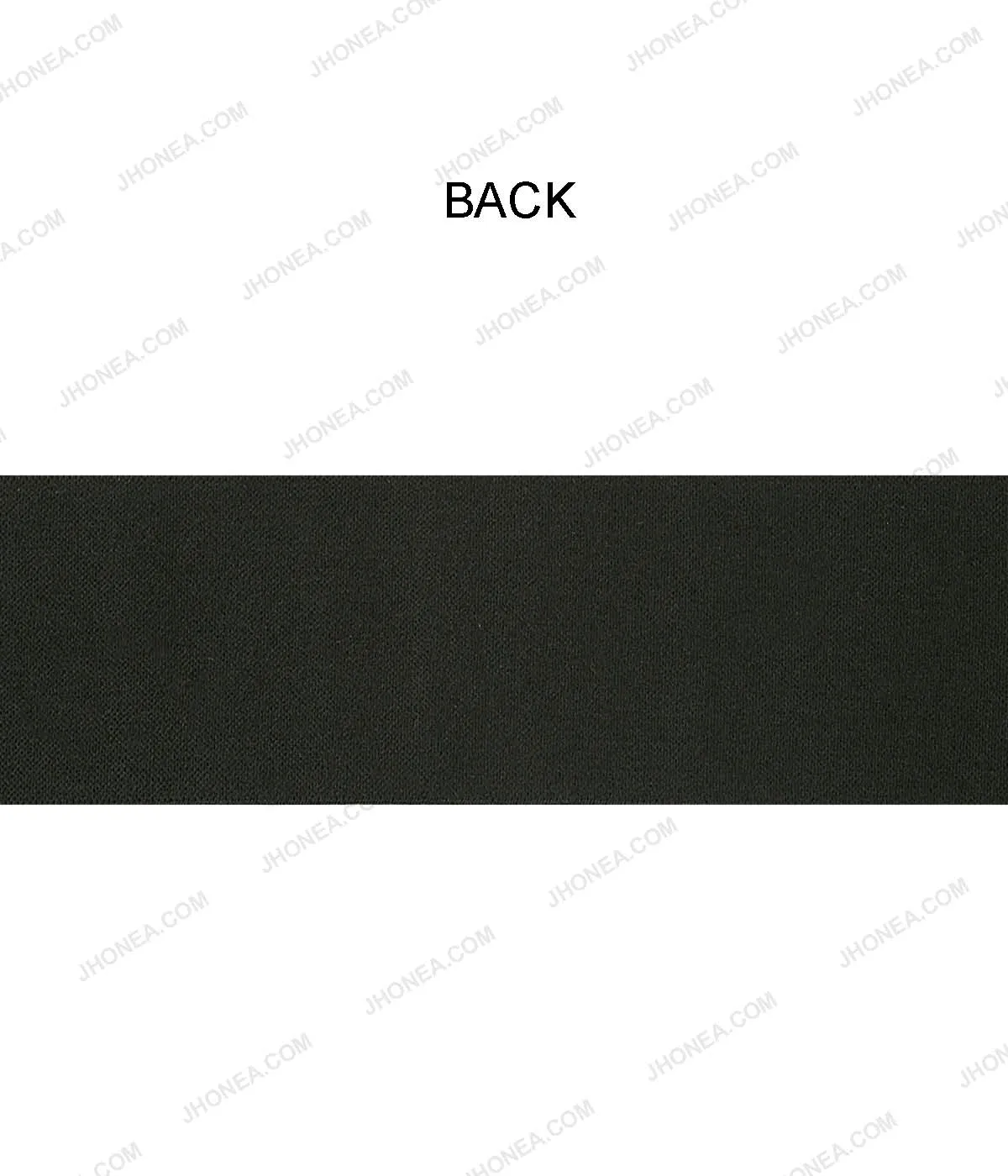 Good Quality 5cm (2inch) Black Party Wear Elastic with Gold Metal Studs