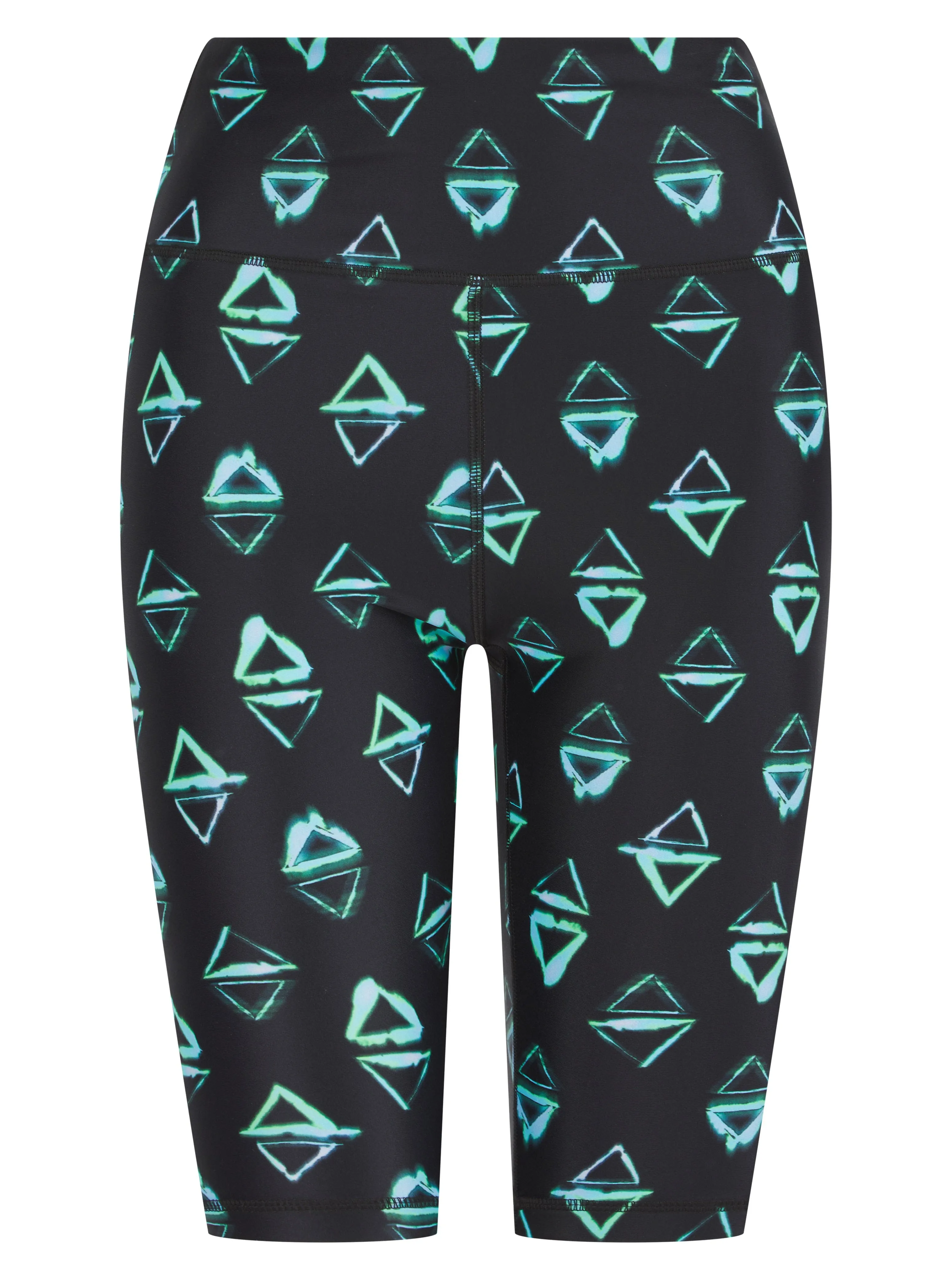 HALO Akira Cycling Shorts in Green Triangle