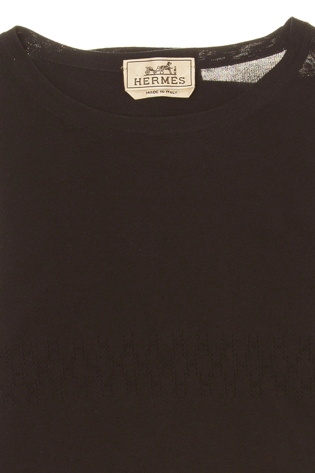 Hermes - Men's Black Tee Shirt - XL