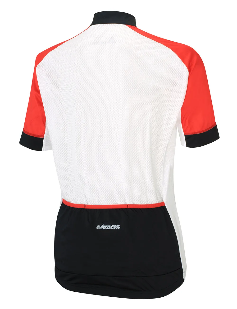 Herren Fahrradtrikot Kurzarm Pro Line Weiss-Rot-Schwarz Setprodukt