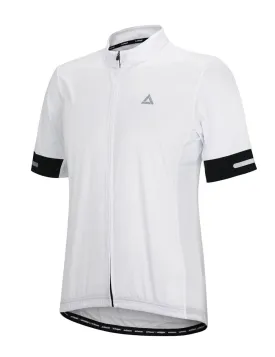 Herren Fahrradtrikot Kurzarm Pro Team Line II Weiß