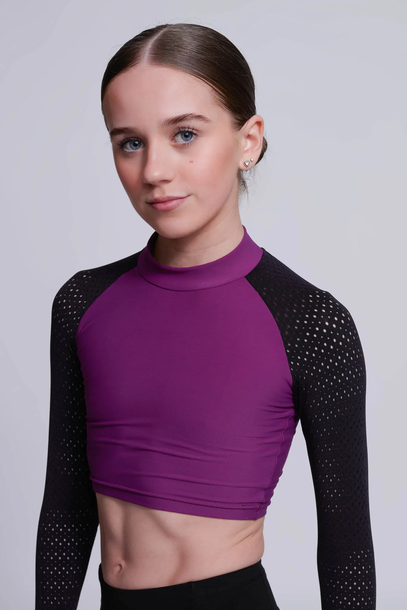 Inspire Crop Top in Berry