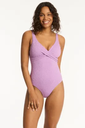 Interlace Cross Front One Piece