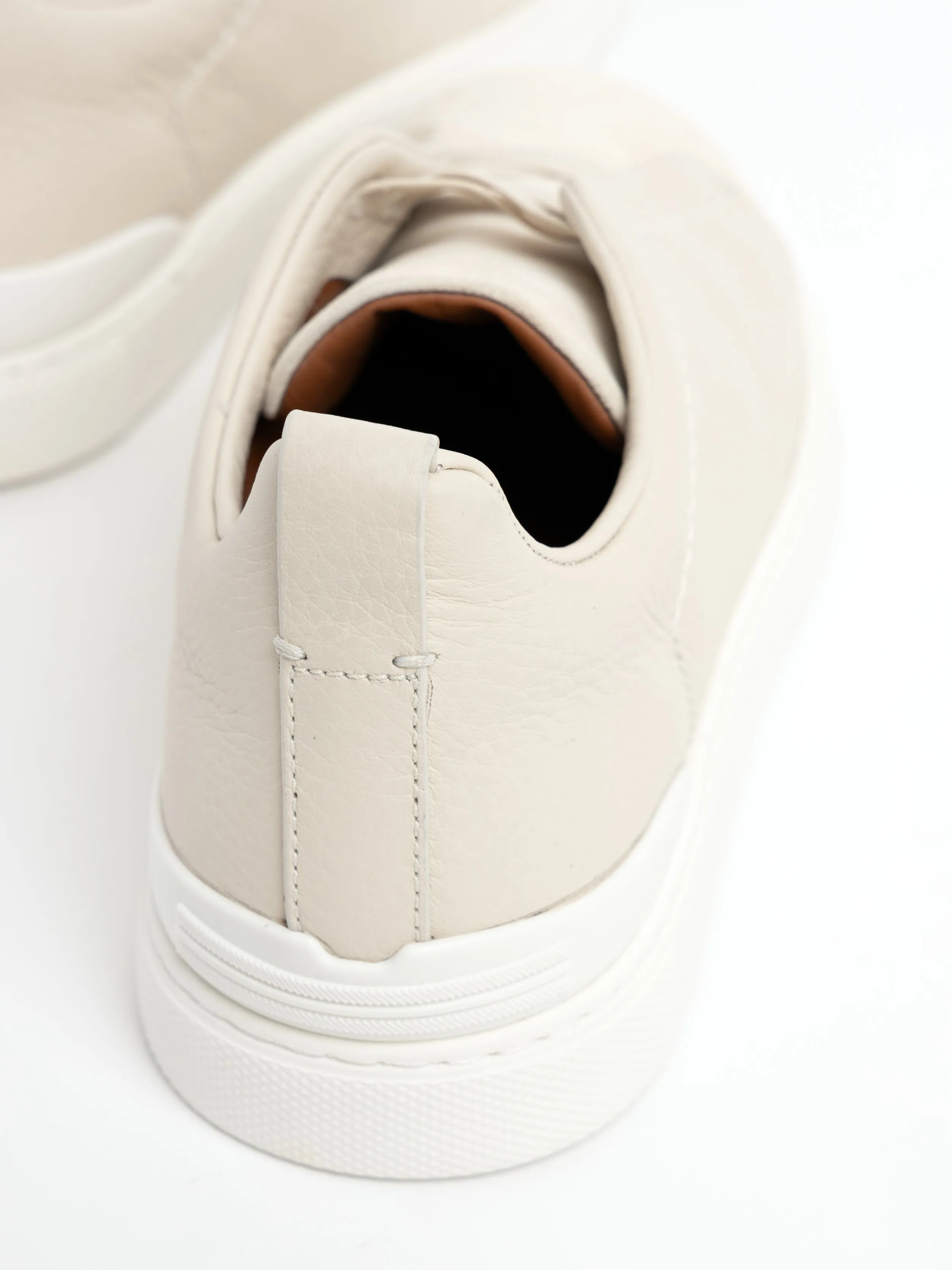 Off White Deerskin Triple Stitch™ Sneakers