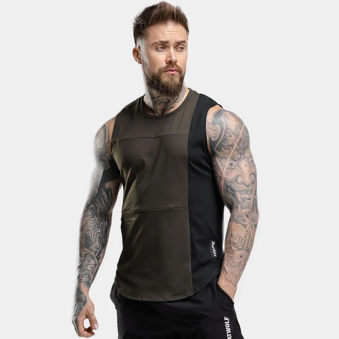 SQUATWOLF Men's Hype Tank Panel