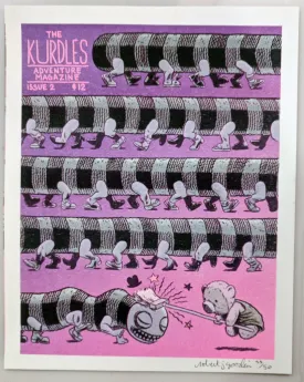 THE KURDLES risograph print