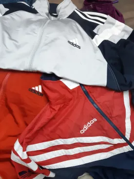 Vintage Branded (Adidas, Nike) Premium Track Tops & Soft Shell Jackets (13 pcs)