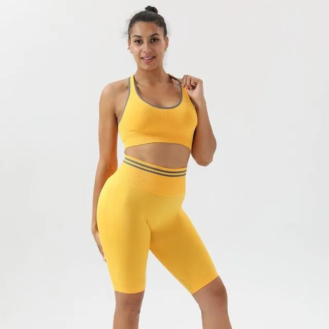 Warrior Seamless Fitness Shorts & Workout Top
